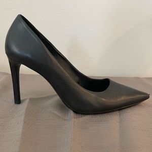 Black Calvin Klein pointed heels